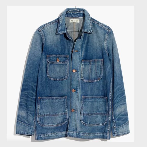 SOLD: NWT Denim Chore Coat from Madewell